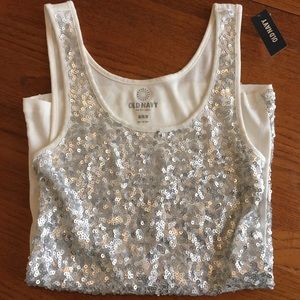 Sequin tank--NWT